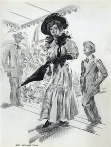 She Sailed Majestically Past the Wretch, Followed Meekly by Septimus by James Montgomery Flagg